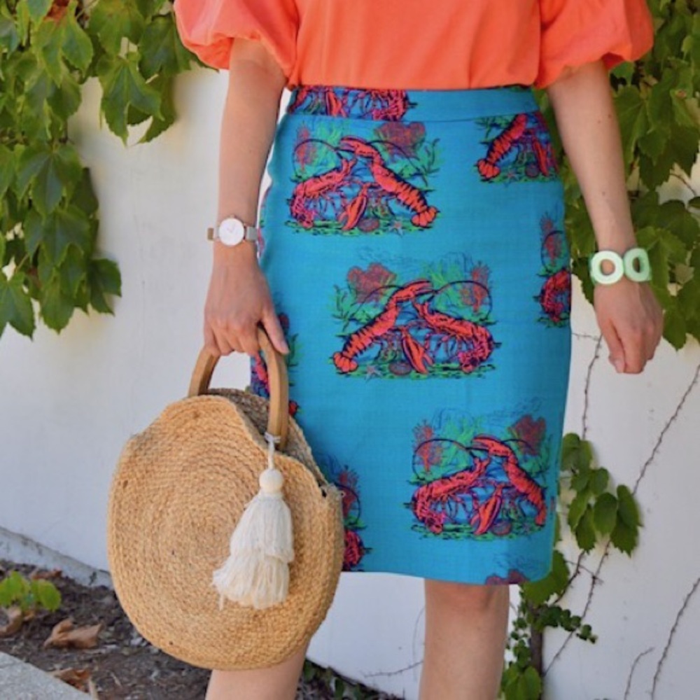 NWT J Crew No 2 grasscloth pencil skirt 0